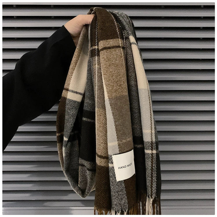 Winter Boyfriend Wool All-Match Couple Women's Scarf
