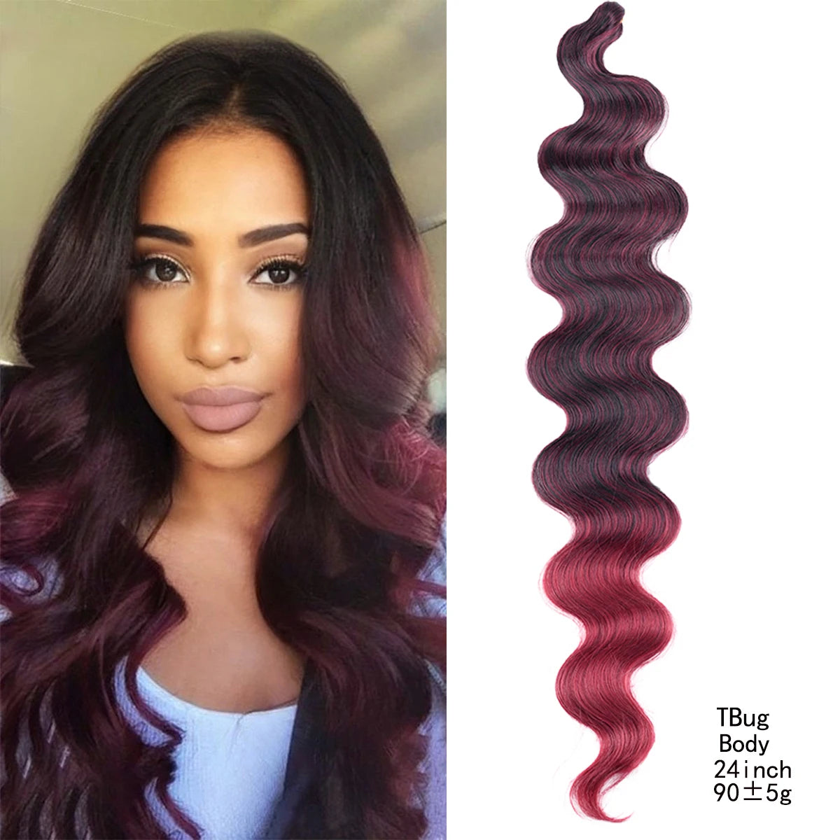 22Inch Deep Wavy Twist Crochet Braiding Hair Extensions Synthetic Braid Afro Curls Water Wave Twist Crochet Braid Hair For Women