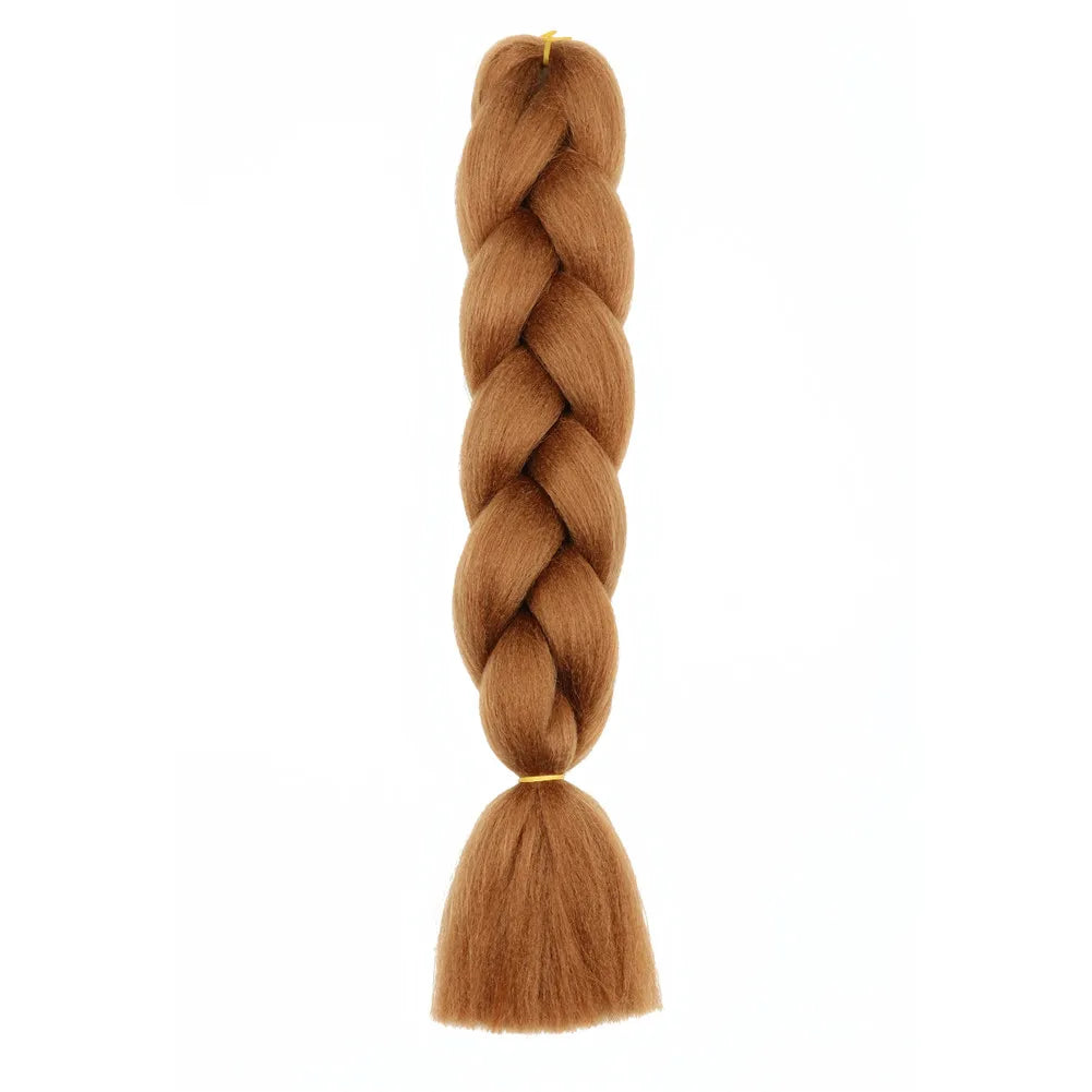 5pcs Synthetic Braiding Hair 24 Inch Jumbo Braid Ombre Jumbo Hair Extension for Women DIY Hair Braids Purple Pink Yellow Red