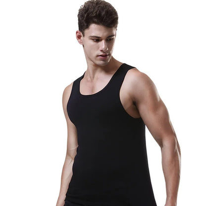 3PCS/set Men's Slimming Vest Men Shaper Vest Body Slimming Underwear Cotton Gym Quality Sportswear Costume M L XL XXL 3XL