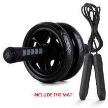 Load image into Gallery viewer, Roller&amp;Jump Rope No Noise Abdominal Wheel Ab