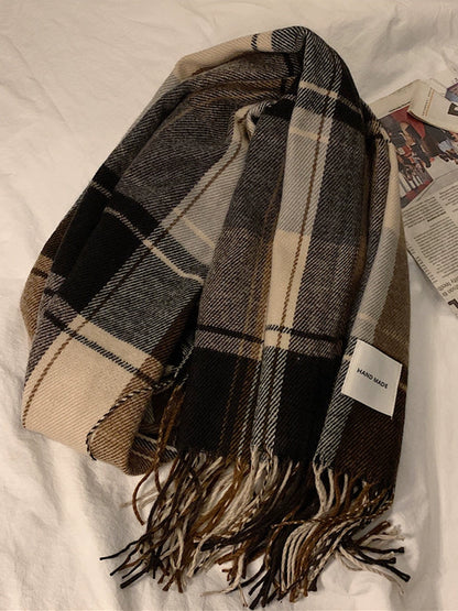 Winter Boyfriend Wool All-Match Couple Women's Scarf