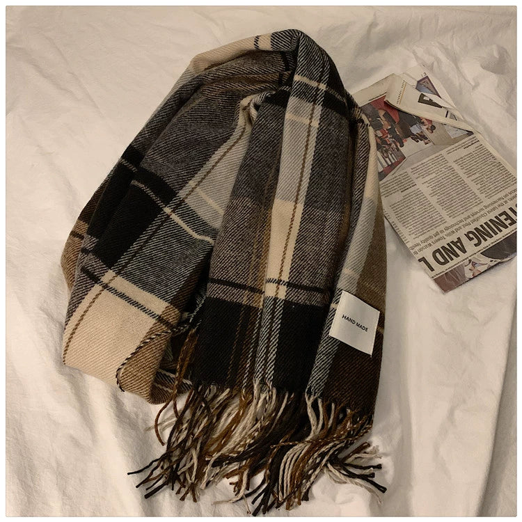 Winter Boyfriend Wool All-Match Couple Women's Scarf