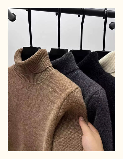 Hengyuanxiang Winter Half Turtleneck Extra Thick Bottoming Shirt Sweater