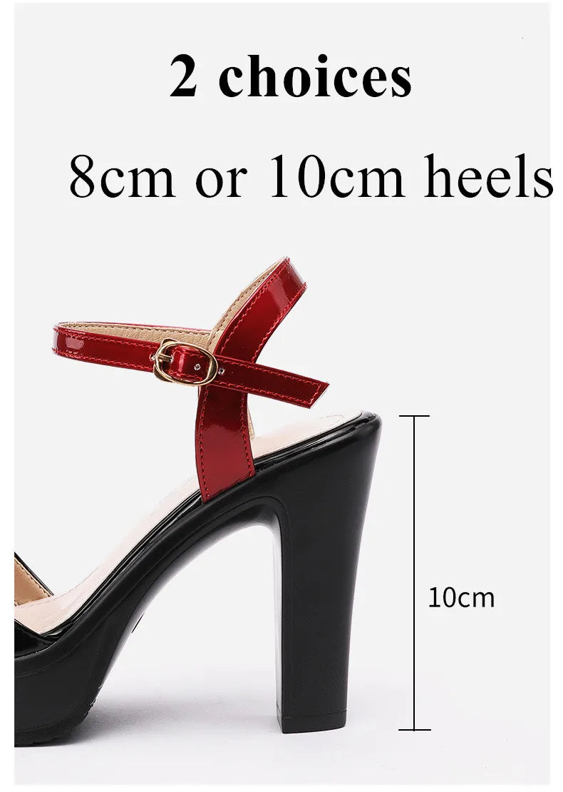 Woman Summer Platform Shoe Woman Elegant Party Sandal Female Women Wedge Heels Sandal  Ladies 2022 High Heel Shoe Size 32-43