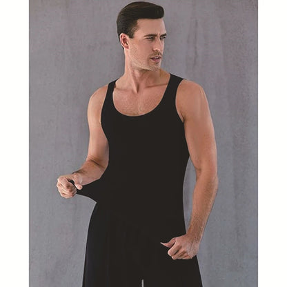 Mens Slimming Body Shaper Vest Shirt Abs Abdomen Slim Gym Workout Tummy Control Compression Tank Top Sleeveless Shapewear