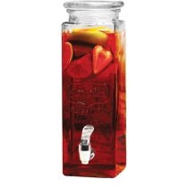 80oz 2.3 Liters Square Dispenser with Lid