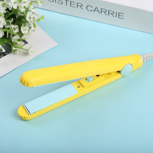 New Mini Hair Straightener Curling hair clipper Hair Crimper Curling Iron curly hair iron Hair Straightener Brush Flat Iron